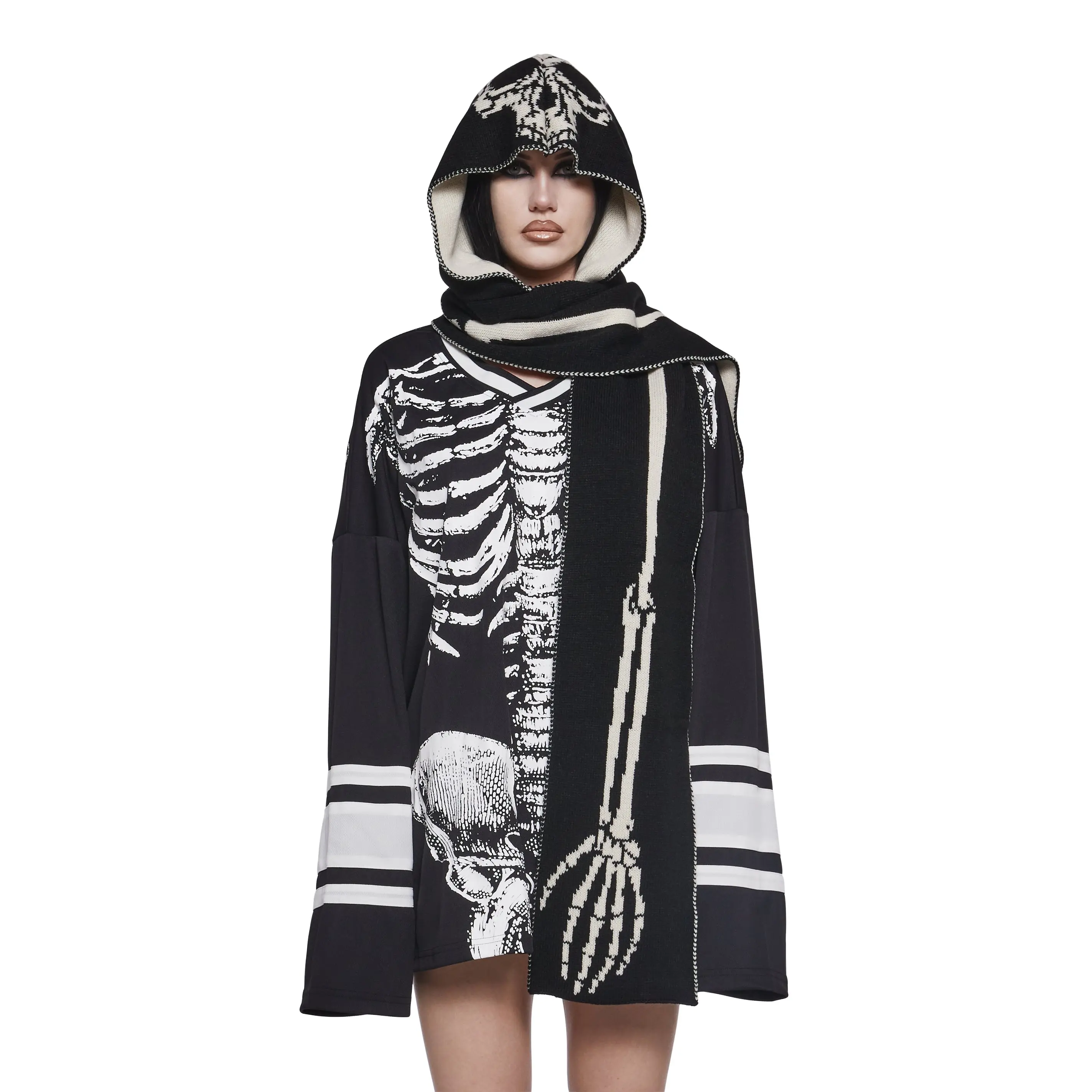 Haunted Scarf With Hood