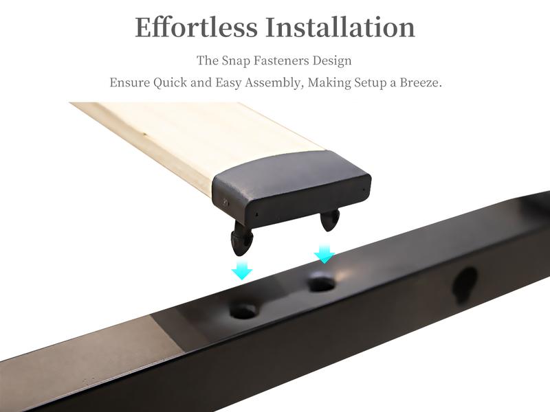 Sibeds Queen LED Bed Frame with Bookcase Storage Headboard, Galaxy Star Projector, 2 Storage Drawers, Noise-Free, Tall Tufted Headboard, No Box Spring Needed, PU Leather Black,Modern Design Home Interior Furniture