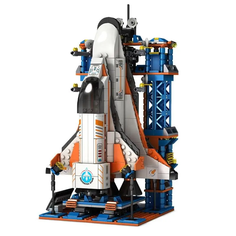 1017pcs Space Shuttle Model Kit, Astronaut Toy Set, Building Blocks Set, Educational Science Gift for Kids and Collectors, Perfect Addition to Your Collection, Building Block Sets, Model Building Kits