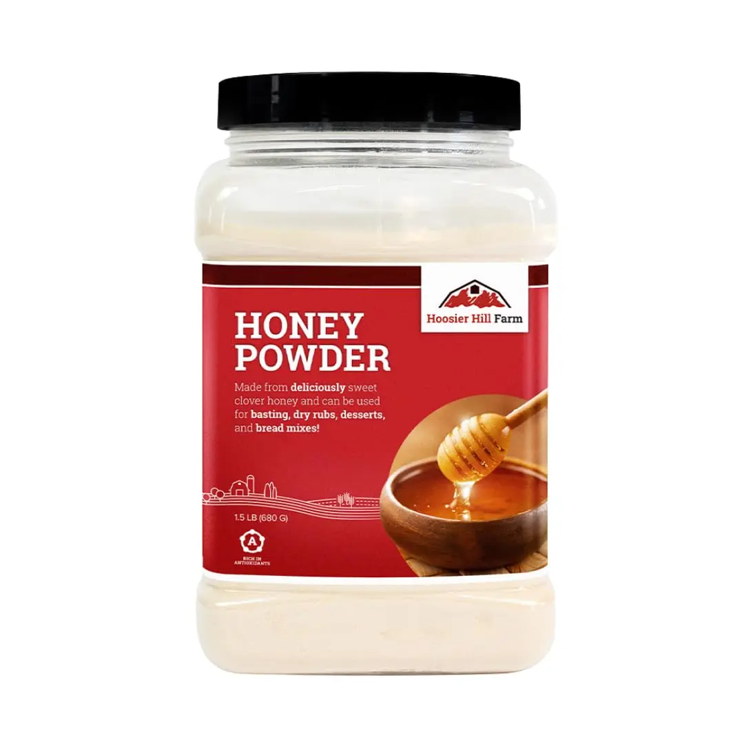 Hoosier Hill Farm Premium Honey Powder, 1.5LB (Pack of 1) Hoosier Hill Farm Premium Honey Powder, 1.5LB (Pack of 1)