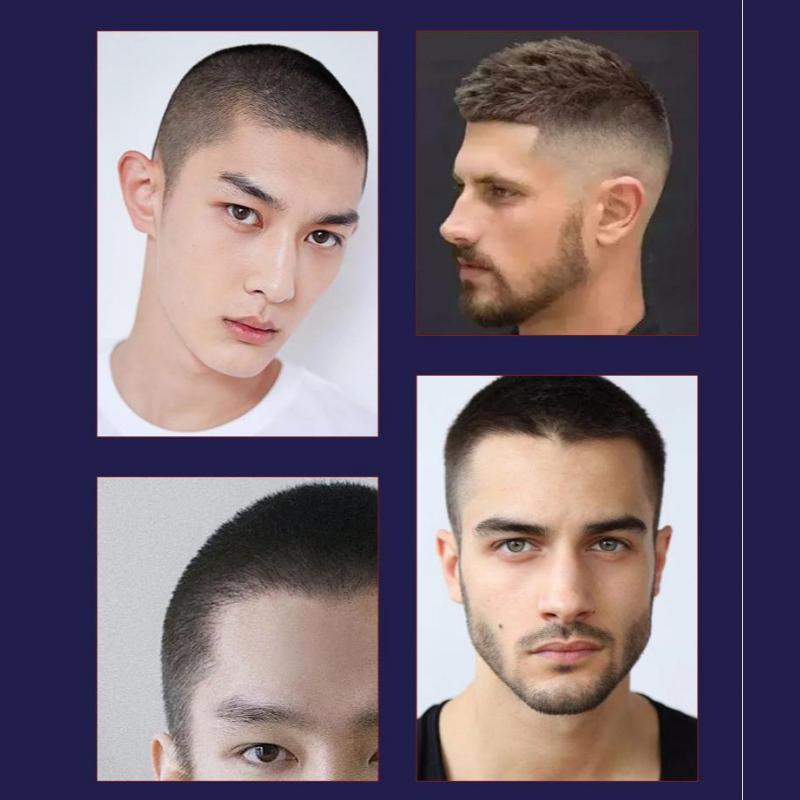 Circular Electric Hair Clipper with LED Display - Fully Automatic Trimming, 360-Degree Cutting, Stainless Steel Blades, Adjustable Length, Fast Charging