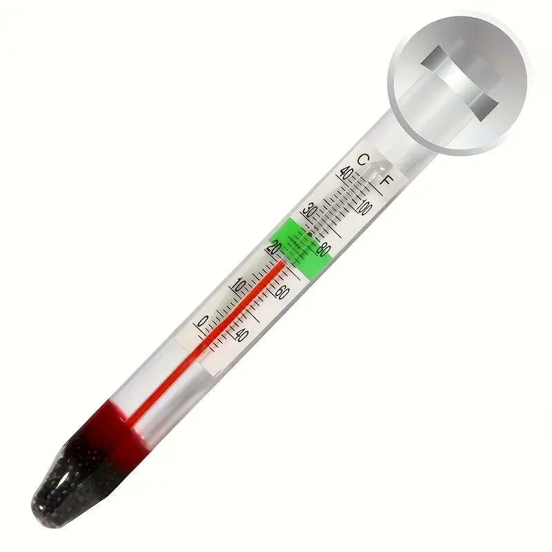 Aquarium Thermometer, Accurate Fish Water Temperature Gauge, Tropical Fish Tank Water Monitor, No Battery Needed, Easy to Use