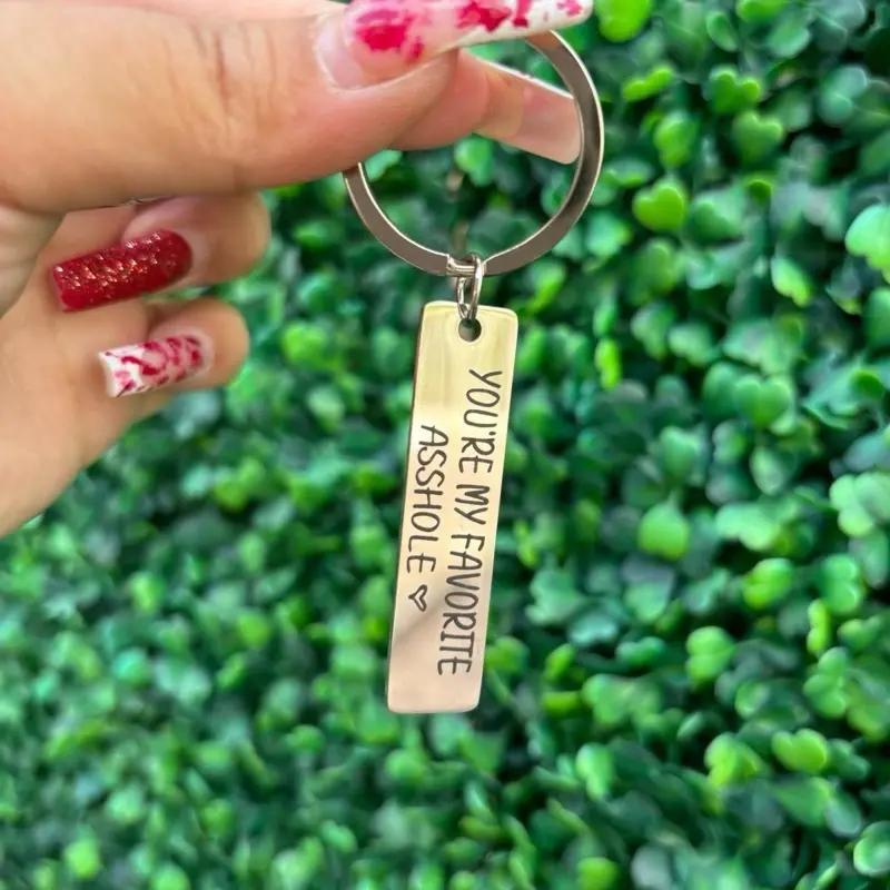 You’re My Favorite Person Keychain - Perfect gift for family, friends, boyfriend or girlfriend perfect gift beaded keychains motel keychain decorative key fun keychains funny keychain Drive Safe