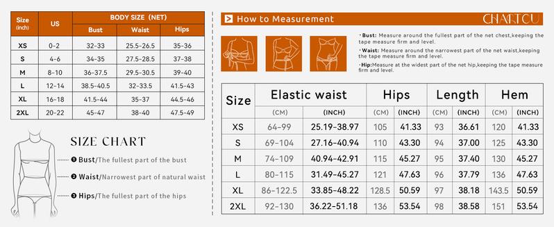 CHARTOU Women Baggy Parachute Skirt Comfy Casual Cotton Y2k Cargo Maxi Long Skirt