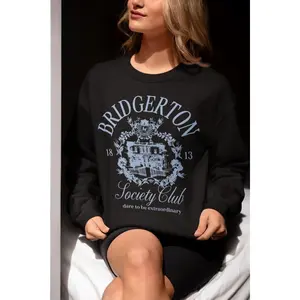 Bridgerton Sweatshirt, Society Club Sweater, Bridgerton T-Shirt Hoodie, Bridgerton Merch, Gift for Fan, Brigerton Home Merch, Essential Piece, Fits Any Wardrobe, Soft Feel, Classic Look