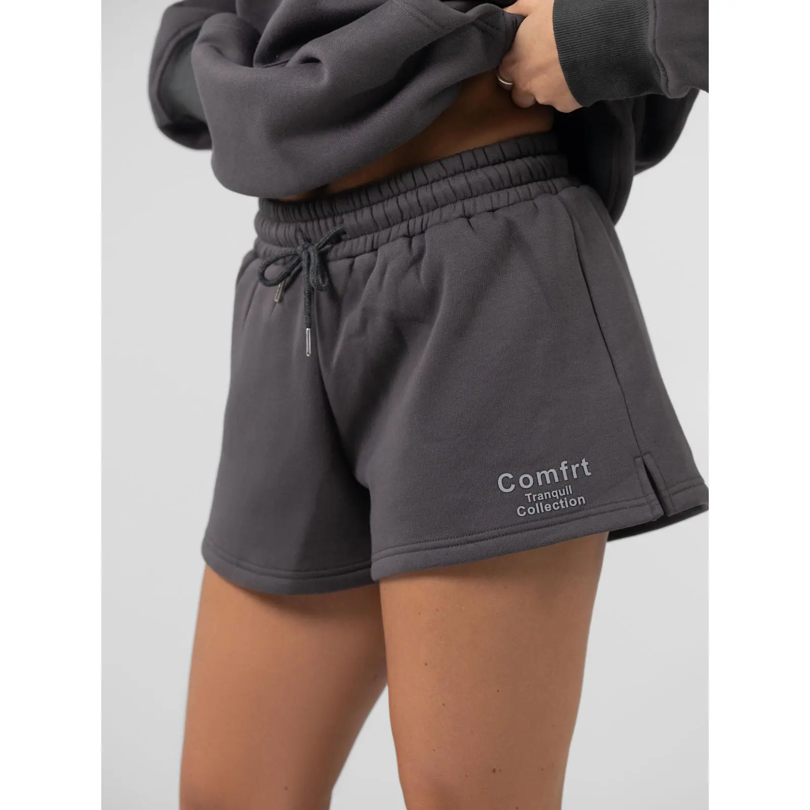 Comfrt | Tranquil Shorts | Soft Weighted Fabric Lounge Shorts With Drawstring