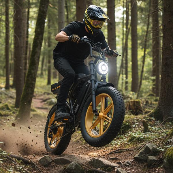 R9 Electric Bike 1500W Dual Battery | Up to 120 Miles Range | 20"x4.0 Fat Tires | 7-Speed, LCD Display, Front Suspension | Adult Ebike