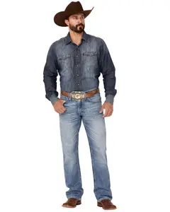 Ariat Men's Men'S M4 Dallas Goldfield Light Wash Relaxed Bootcut Jeans - 10039631