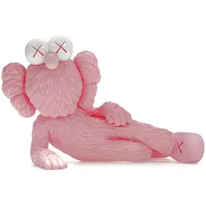 KAWS TIME OFF Vinyl Figure Pink Collectible