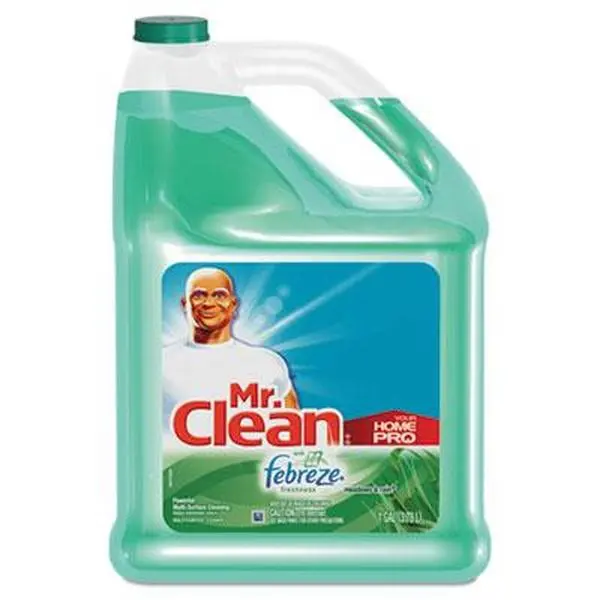 Mr. Clean Home Pro All-Purpose All-Surfaces Cleaner, 64oz Household Supply - Meadows & Rain Scent, Odor Control Grease Remover for Plastic, Stainless Steel, Tile, Porcelain, Toilet