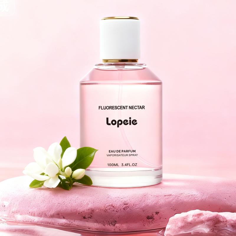 Lopeie Fluorescent Nectar – Long-Lasting Elegant White Floral Perfume for Women, Jasmine & Gardenia Notes, 100ml