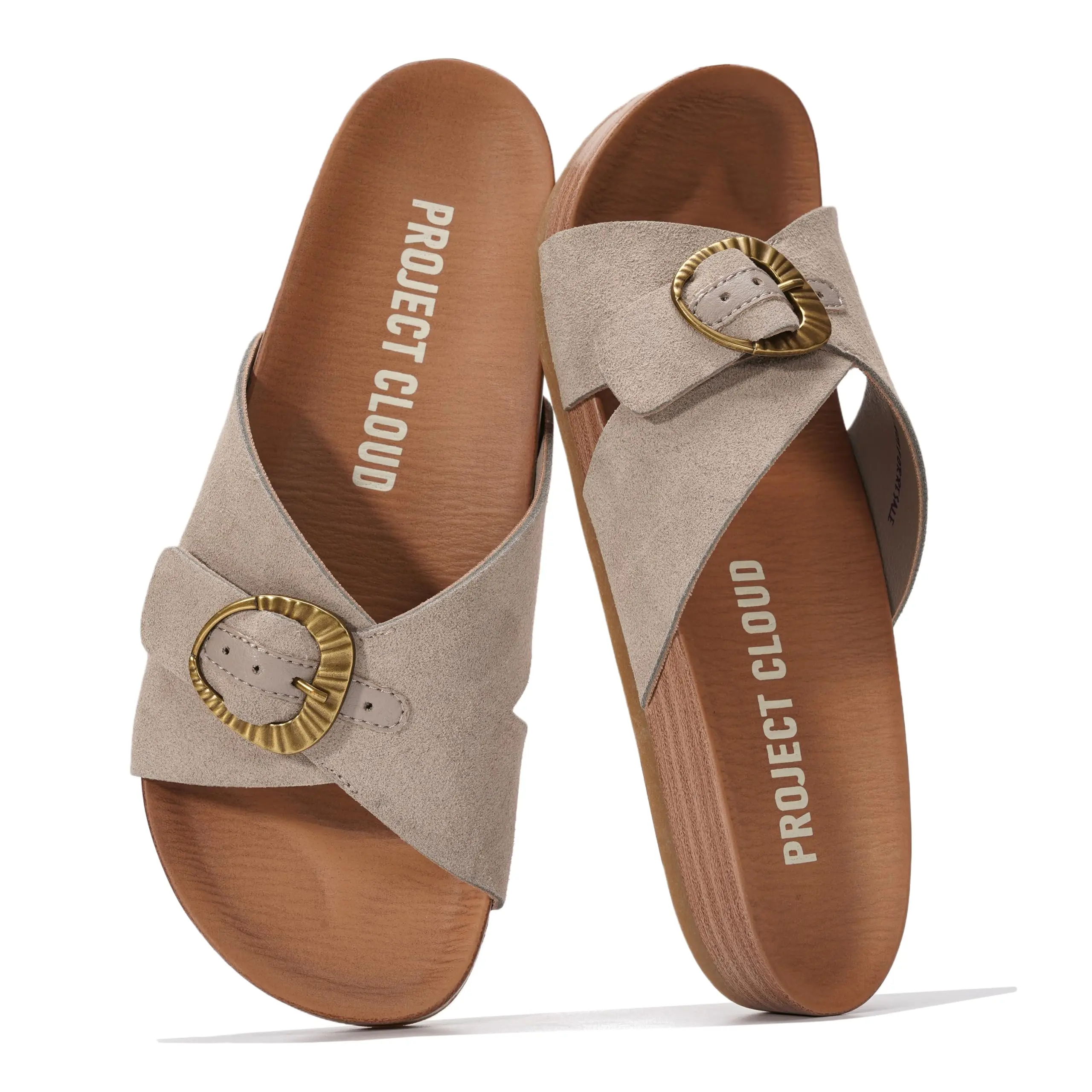 Project Cloud Women's | Platform Sandals Women | Plush and Soft Insole | Lightweight | Non-Slip - Beaming