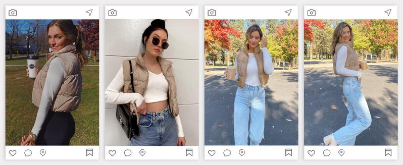 Danedvi Women's Crop Puffer Vest Winter Zip Up Lightweight Warm Padded Sleeveless Coat Casual for Cozy Comfort