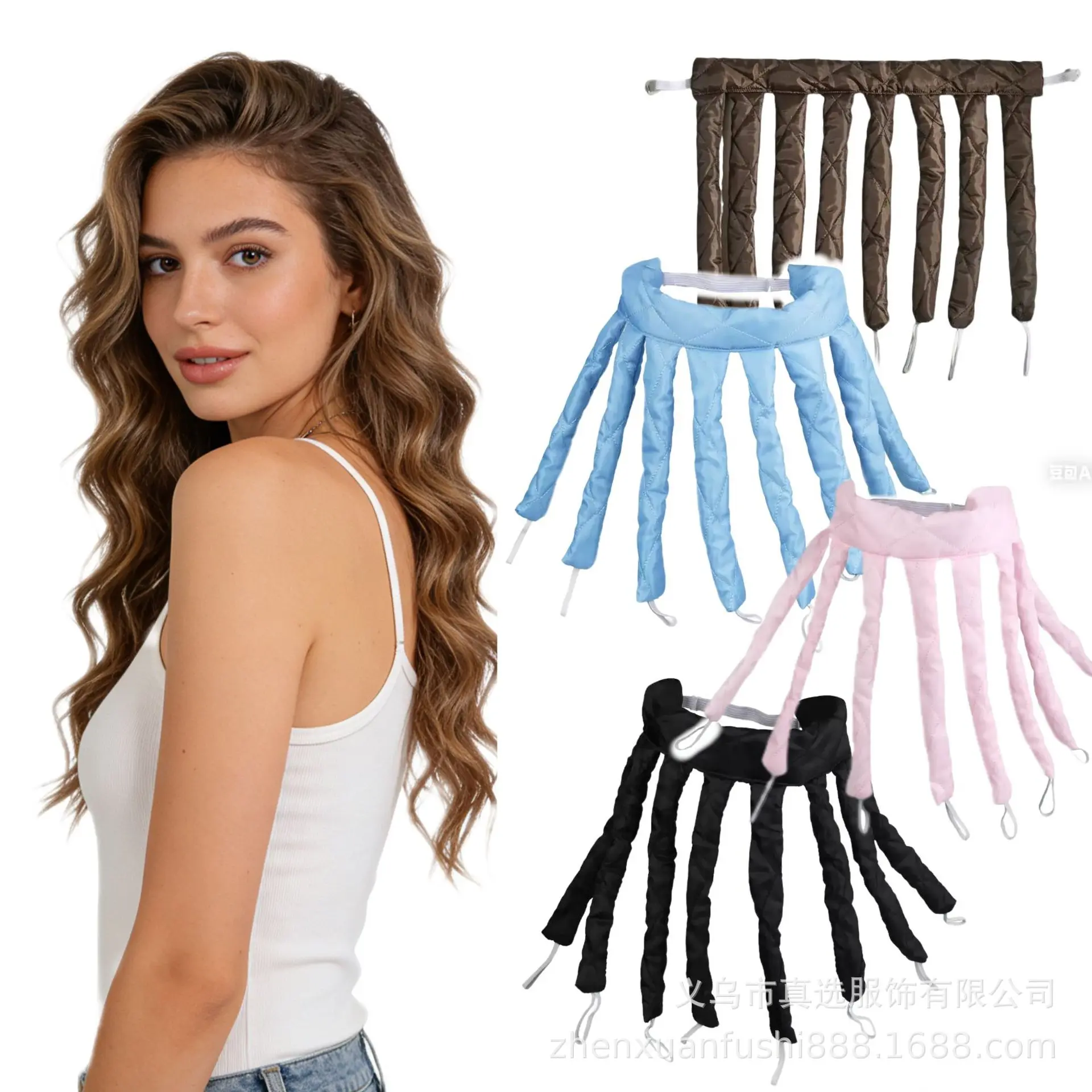 Heatless Curling Iron, Heatless Curl Solution, Curly Styling Hair Rollers for Haircare & Styling