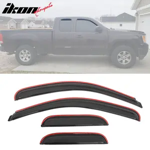 Window Visors for Chevy Silverado GMC Sierra 1500 Extended Cab 2007-2014