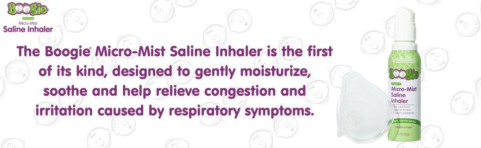 Boogie Micro-Mist Saline Inhaler Kit for Babies & Kids – 1.7 oz Drug-Free Saline Mist, Gentle Moisturizing Comfort for Sensitive Noses Boogie Micro-Mist Saline Inhaler Kit for Babies & Kids – 1.7 oz Drug-Free Saline Mist, Gentle Moisturizing Comfort for Sensitive Noses