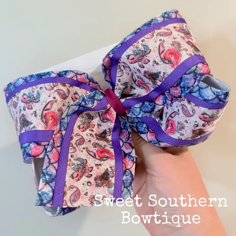 Purple Mermaid Boutique Jumbo Hair Bow