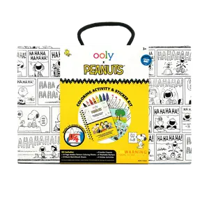 OOLY x Peanuts Coloring Activity & Sticker Kit