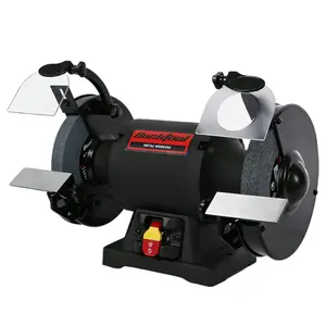 BUCKTOOL 1.0 HP 8 Inch High Speed Bench Grinder, 3590 RPM Table Grinder with 8.0A Motor, High Precision Wobble-free Wheel Grinder, TDS-200HD