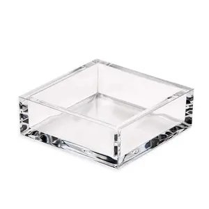 Acrylic Napkin Holder Set with Let's Drink Napkins