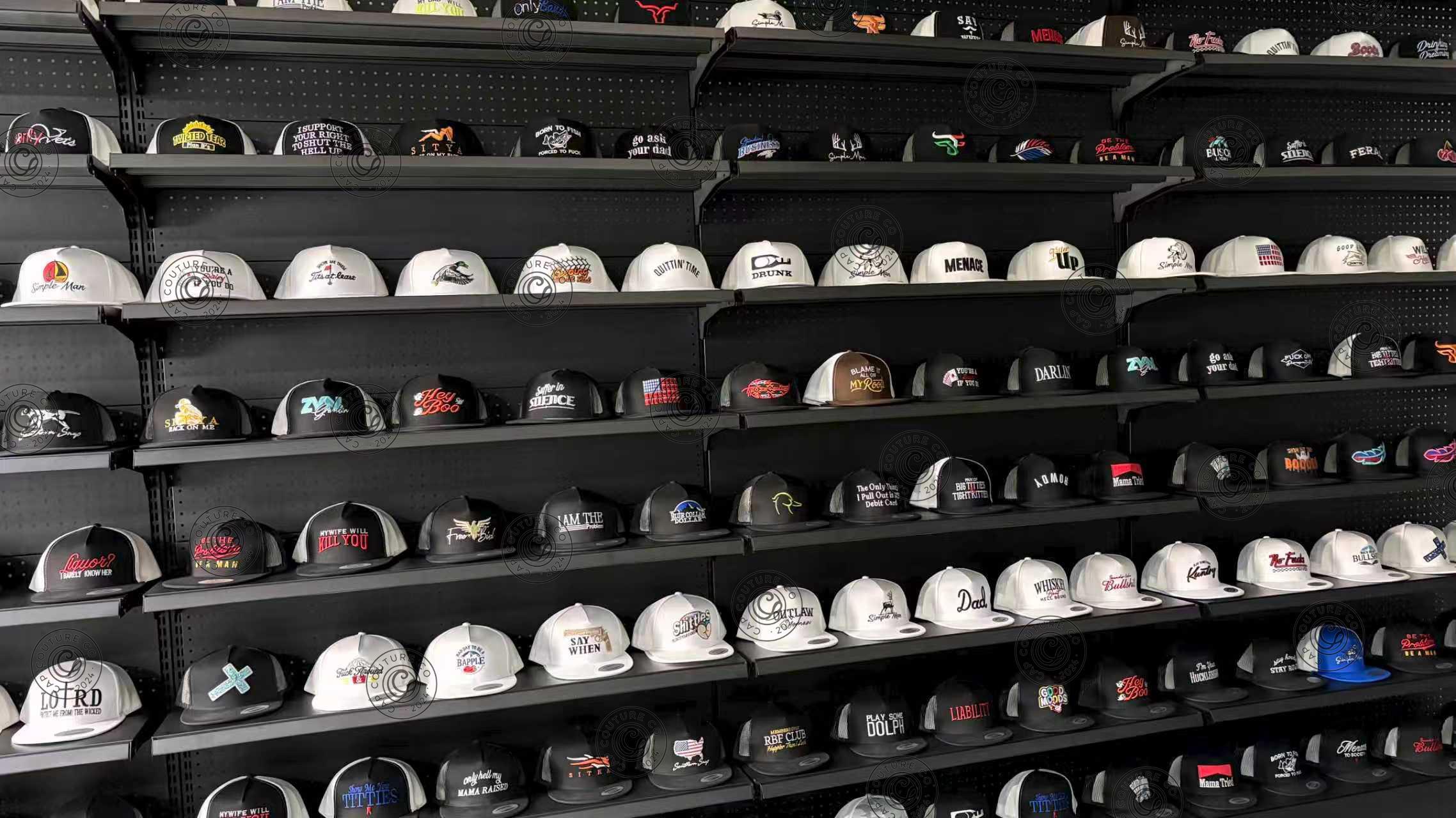 Mystery Hat Box - Five Randomly Picked Flat Brim Trucker Hats - Mystery Birthday Gift, Friend Gift,Christmas gifts， Mystery Box Challenge