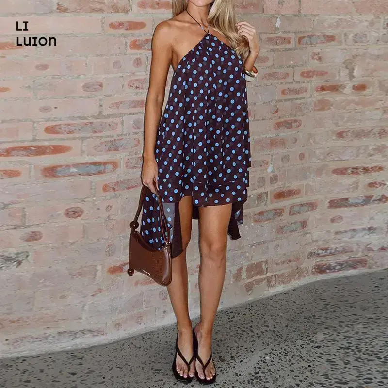 motel valina polka dot halter mini dress - TikTok Shop motel valina polka dot halter mini dress - TikTok Shop