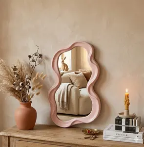 Organic Wave Cloud Mirror for Hanging or Vanity – Modern Sculptural Accent