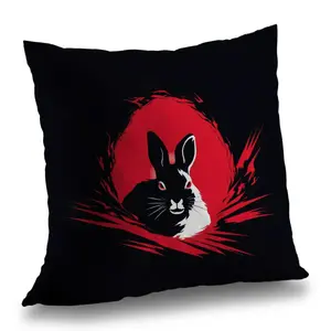 MWW C1PT1414UES3XK 14 x 14 in. Bad Intentions White Polyester Twill Throw Pillow - Home Decor Insert