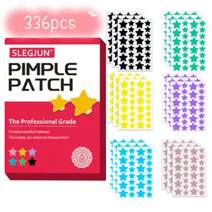 336Pcs Colorful Star Facial Stickers, Assorted Sizes & Colors Face Decals, for Daily Makeup & Party Use