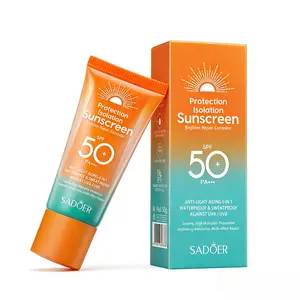 SADOER SPF50+ Non-Greasy Waterproof Sunscreen | Daily Sun Protection for Face & Body