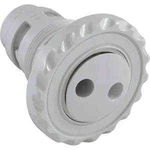 Jet Intl, Poly Jet Generic, 3-3/8"fd, Twin Roto, Dlx Scal, White
