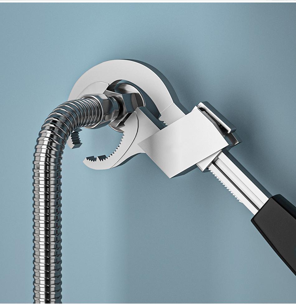 Universally Adjustable Double Open-end Wrench