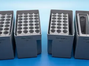 Packout Pipe Nipple Organizer | Modular Removable Bins | Fits Deep 48-22-8432 | 1/2" & 3/4" Plumbing Sorter