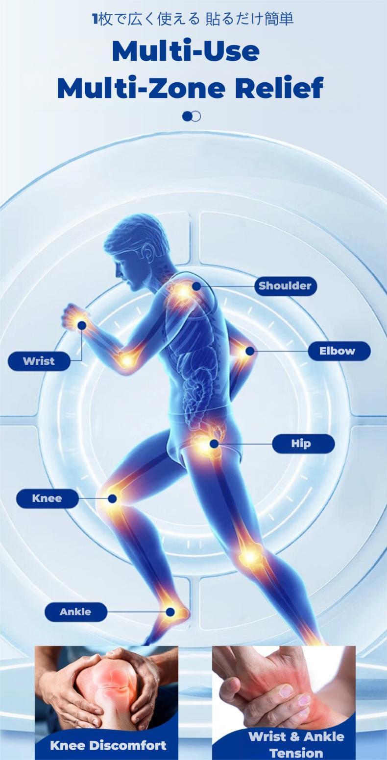 Multi-Use Herbal Heat Patches – Natural Comfort with Herbal Extracts, Easy to Apply, Long-Lasting Warmth, 7 Count