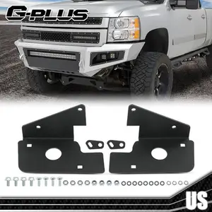 Fit For 2007-14 Chevy Silverado 1500 2500 3500 HD LED Fog Light Mounting Bracket