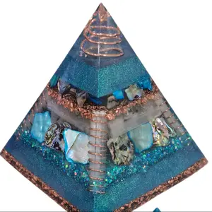 Orgonite pyramids and pendants
