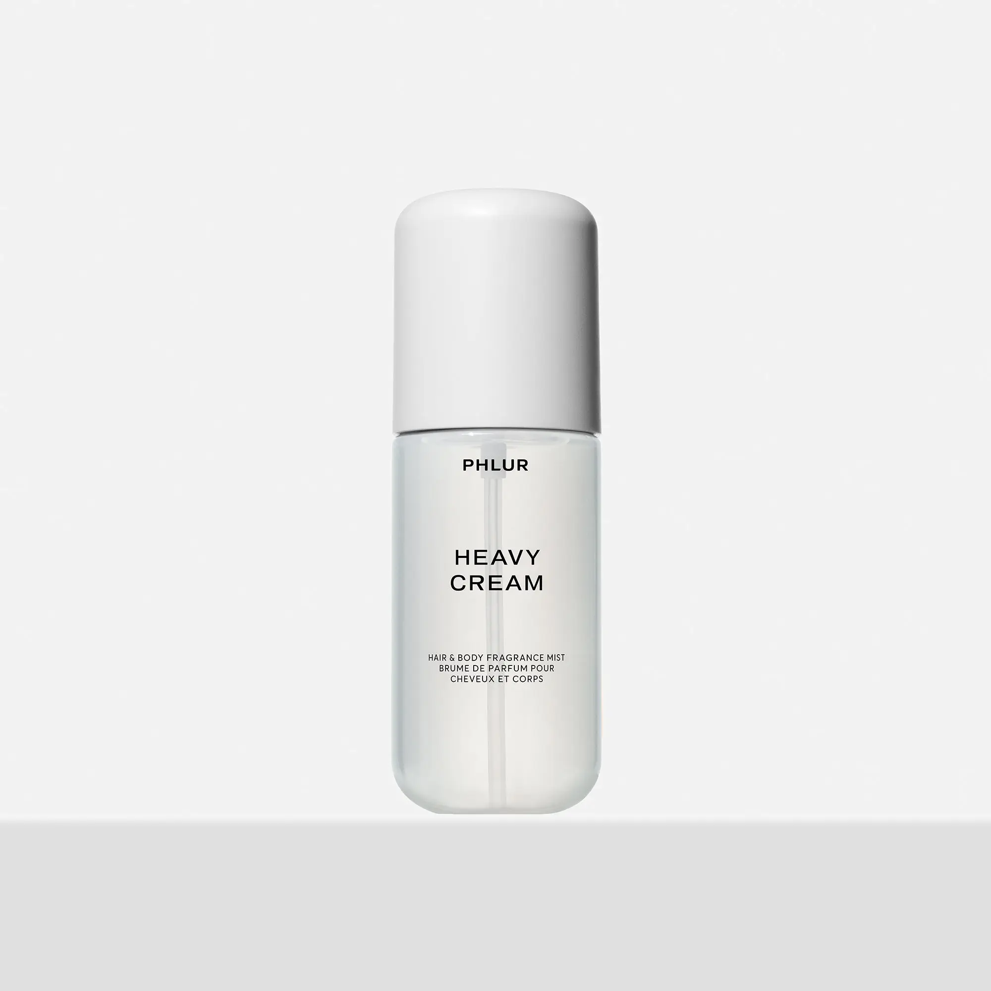 PHLUR Heavy Cream Body Mist - Travel Size Hair & Body Fragrance Mist with Marshmallow, Whipped Cream, Coconut Cream & Vanilla (3 fl oz)