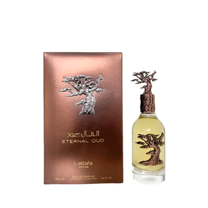 Lattafa | Eternal Oud | Unisex Fragrance | 100 ML 3.4 OZ | Eau De Parfum | Orchid - Heliotrope & Grapefruit