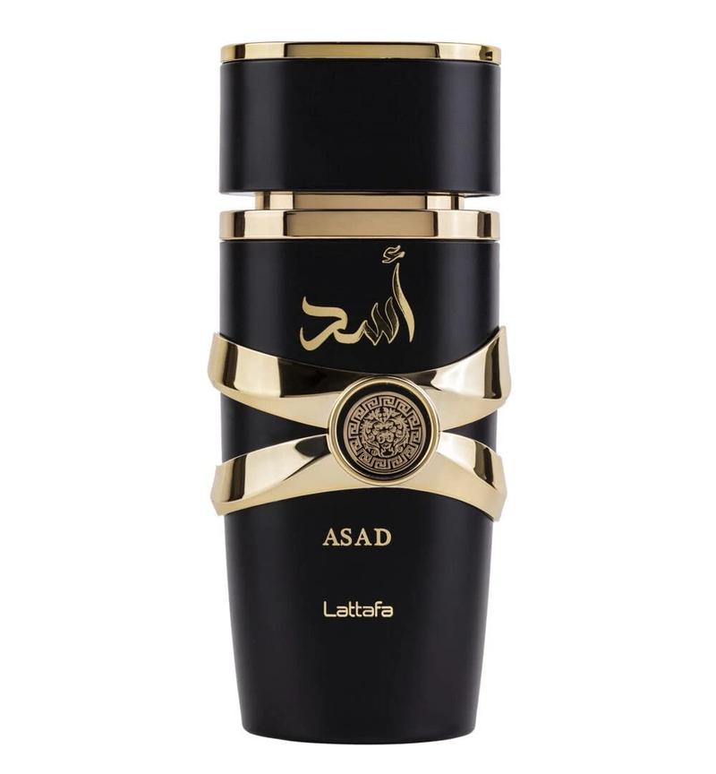 Lattafa Asad Eau de Parfum Spray for Men 3.4 Oz (100ml) Deodorant Gift Bold Arabian Perfume Exotic Arabic Perfume