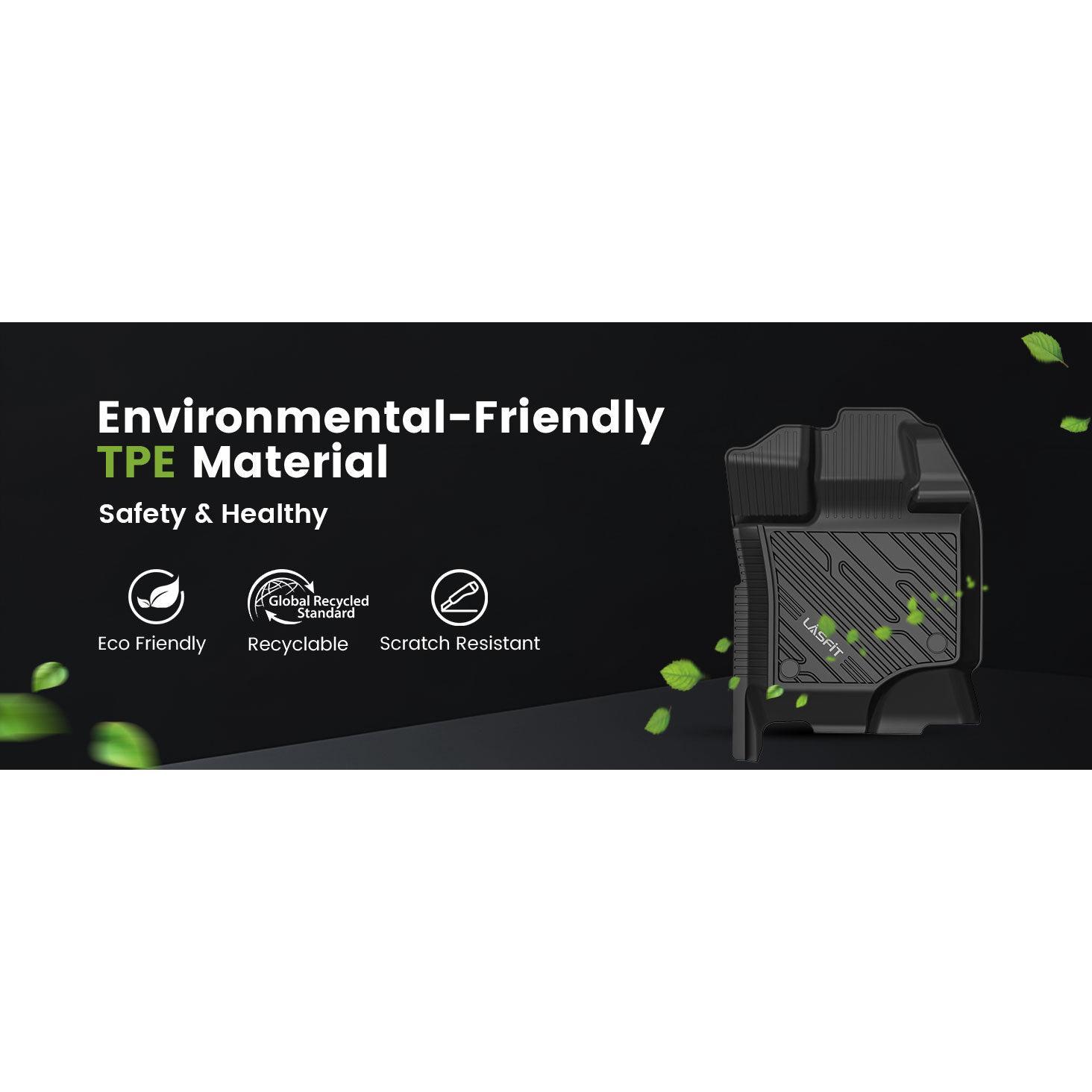 Lasfit fit for 2020-2025 Tesla Model Y Custom TPE Floor Mats or Cargo Mat