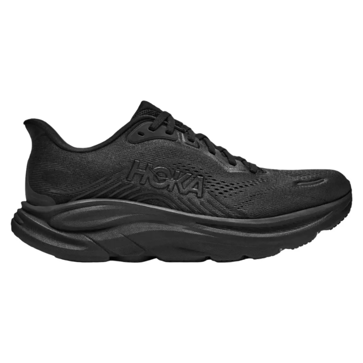 Hoka Clifton 11 Black Black Men's Fashion Shoes New