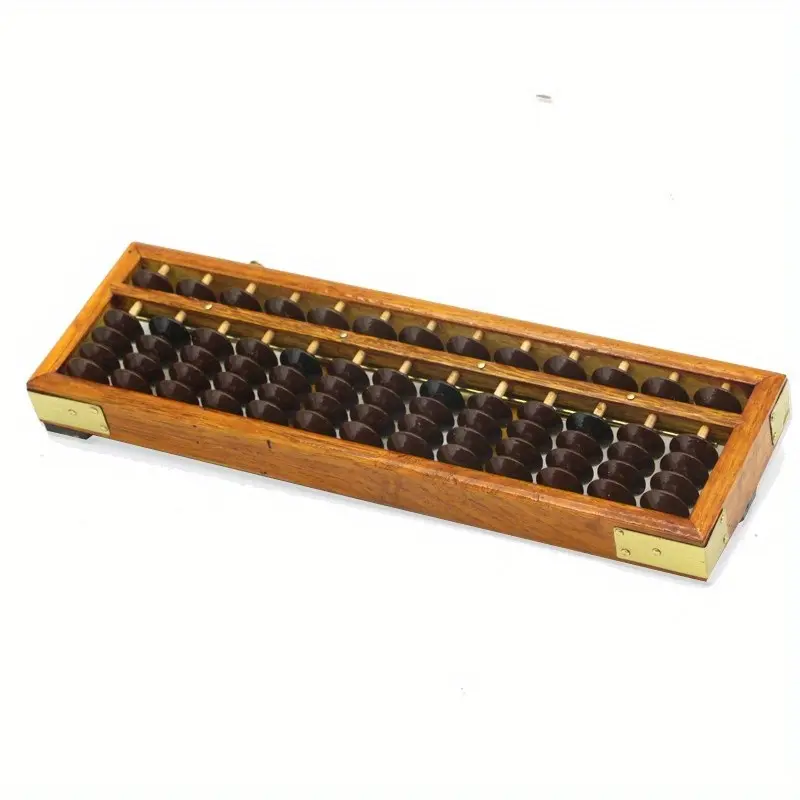 Chinese Traditional Wooden Abacus, Wooden Math Calculate Tool, Math Learning Tools, Pupil Arithmetic Kit, Educational Toy for Kids, Counting Frame