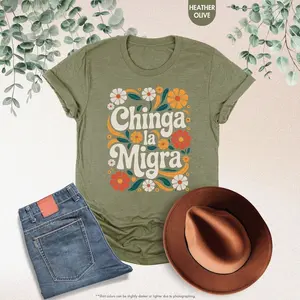 Chinga La Migra Shirt, Activist Shirt, Pro Immigration Shirt, Human Rights Tee, No Deportation Shirt, Fascism Shirt, Civil Rights Gifts
