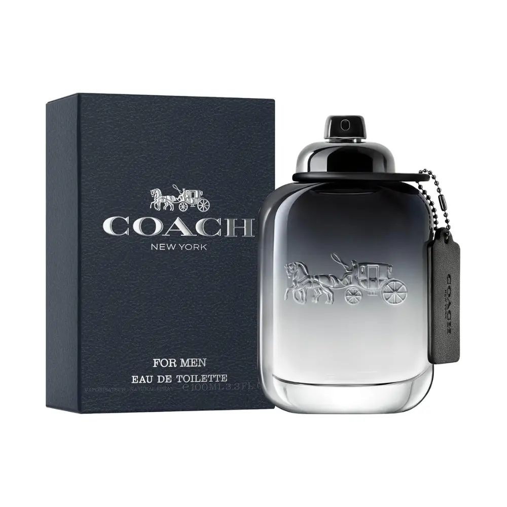 Coach For Men Eau De Toilette Spray – Fresh Woody Aromatic Cologne for Men (1.3 oz / 2.0 oz / 3.3 oz / 6.7 oz)