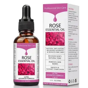 Rose Essential Oil, Face Rose Oil, Moisturizer Rose Oil Anti Ageing Anti Wrinkle snail mucin