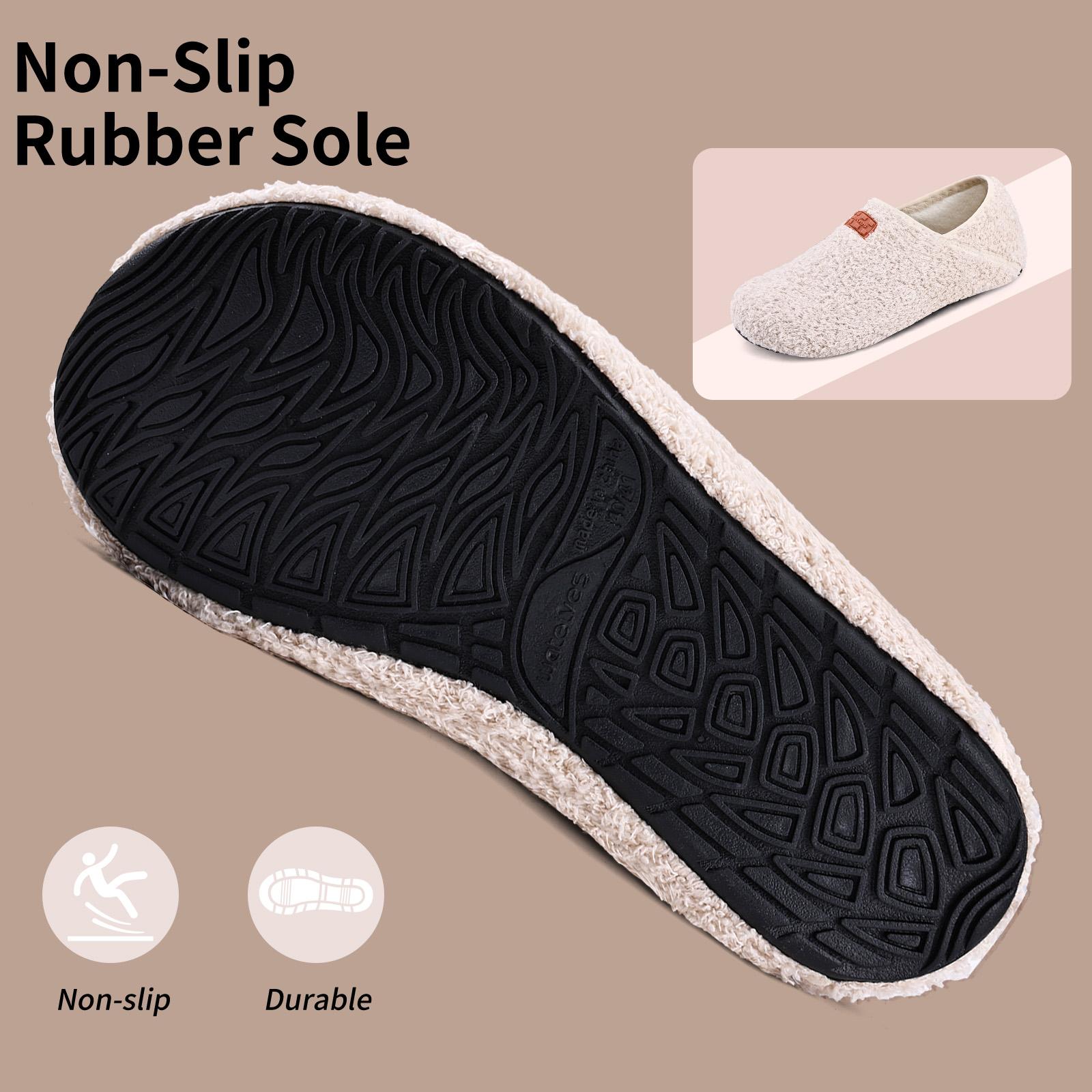 WateLves Womens & Mens Lightweight Cozy Faux Furry House Slippers - Rubber Sole Slip On Sock Shoes - Foldable Travel Slippers - Indoor & Outdoor - #SpringStatements WateLves Womens & Mens Lightweight Cozy Faux Furry House Slippers - Rubber Sole Slip On Sock Shoes - Foldable Travel Slippers - Indoor & Outdoor - #SpringStatements