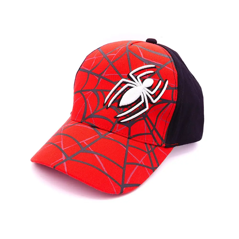 Marvel Ultimate Spidey Find Spidey Adventures Baseball Cap for Boys (Ages 3-9, 3-4 Years Included) - Breathable Cotton, Adjustable, Ideal for Explore Activities, Kids Hat, Action Hero, Adjustable Fit