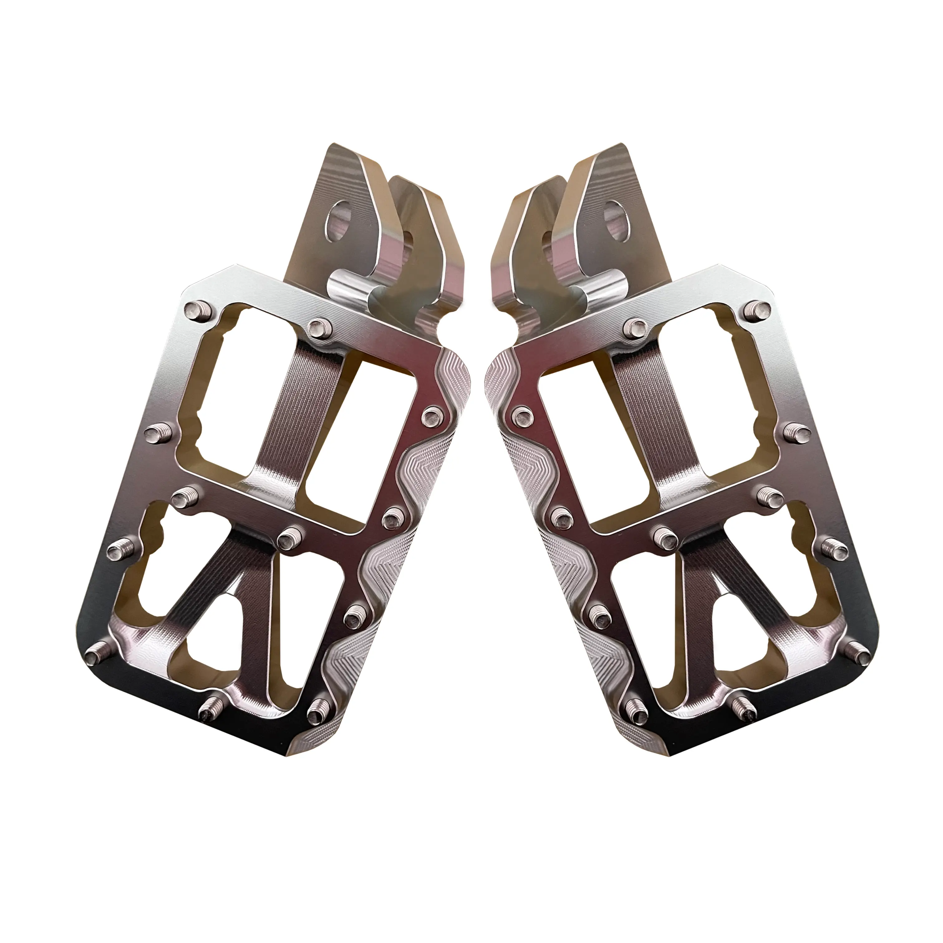 Dirt Bike Foot Pegs for Surron Light Bee X S LBX LBS Colored Nail Foot Pedals for 79bike Falcon Pro GT 7075 Aluminum Alloy CNC Footpegs Rests for Segway X260 X160, E Ride Pro SS 2.0 3.0 Motorcycle Part for Talaria MX4 XXX MX3 Motorcycle Accessories