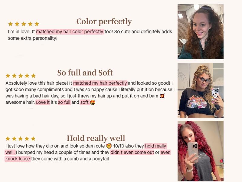 ORSUNCER Hair Extension Claw Ponytail Long Wavy Ponytail Extension Black Brown 30 Inch Curly Clip Ponytail in Hair Extensions For Women Fluffy Natural Looking Synthetic Hairpiece for Daily Use Easy To Go