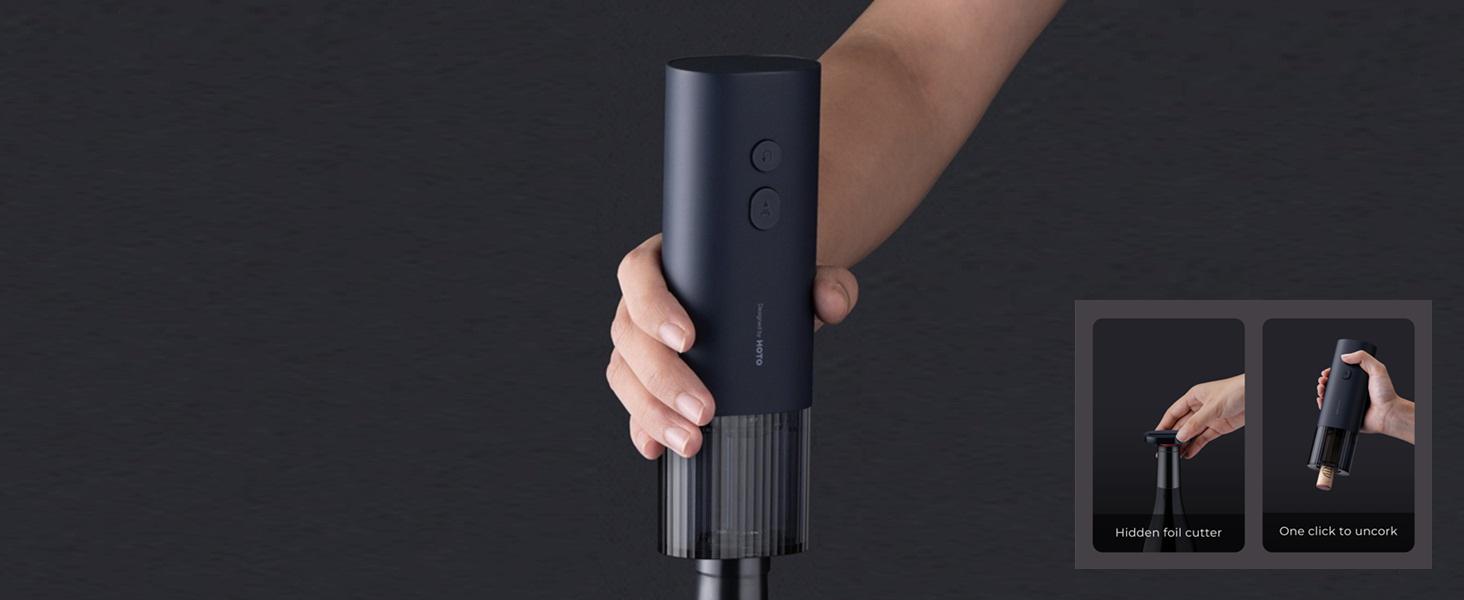 HOTO Electric Wine Opener , Automatic Bottle Opener with Foil Cutter, Uncorks 170+ Bottles, 10s Instant Opening, Battery Operated, Lightweight & Portable, Ideal for Wine Lovers, Kitchen Utensils HOTO Electric Wine Opener , Automatic Bottle Opener with Foil Cutter, Uncorks 170+ Bottles, 10s Instant Opening, Battery Operated, Lightweight & Portable, Ideal for Wine Lovers, Kitchen Utensils